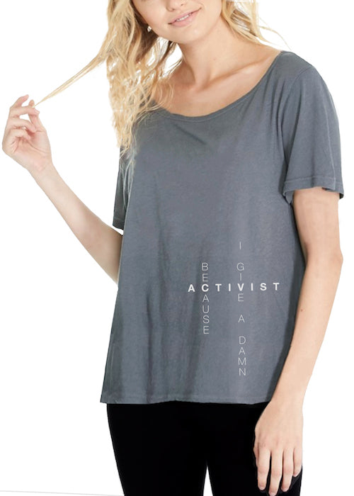 ACTIVIST (Grey Font) - LOOSETEE