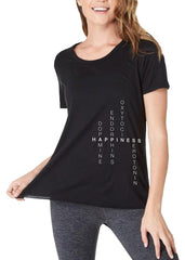 HAPPINESS (Grey Font) - LOOSETEE