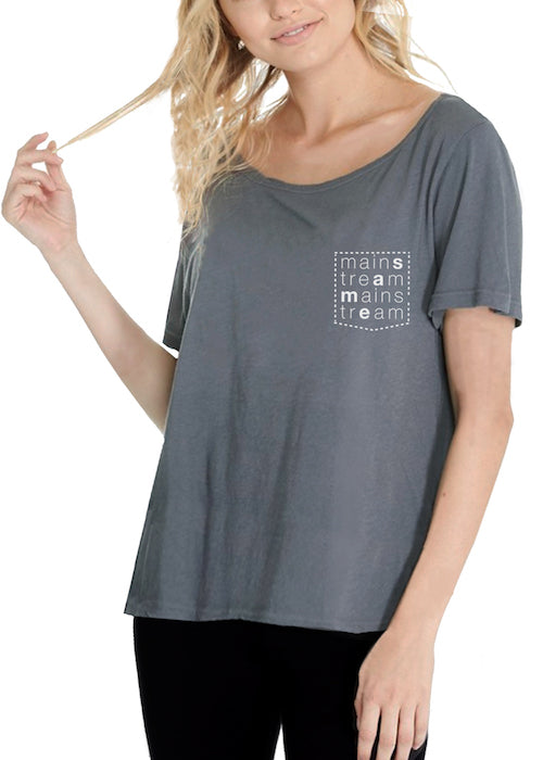 MAINSTREAM (Grey Font) - LOOSETEE