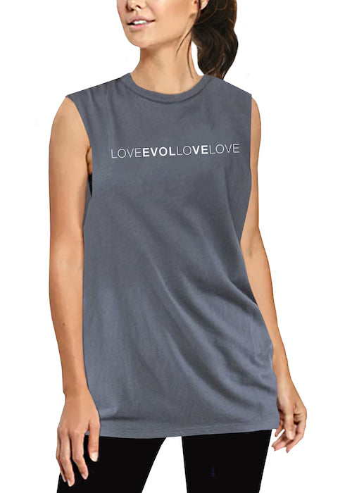LOVE EVOLVE (Grey Font) - MIGHTEE